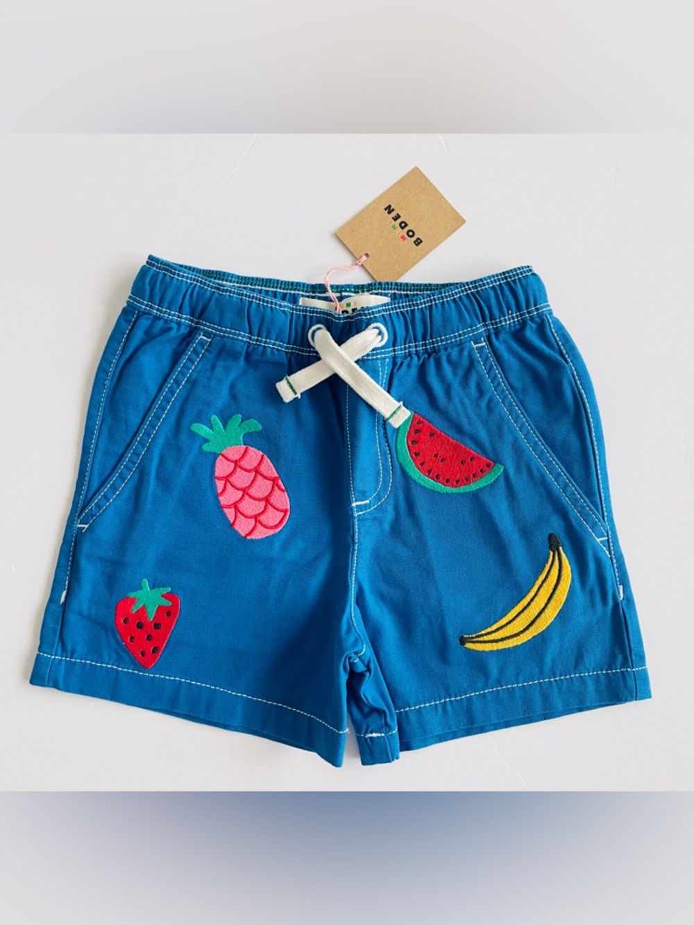 NWT Mini Boden Pull On Cotton Shorts
